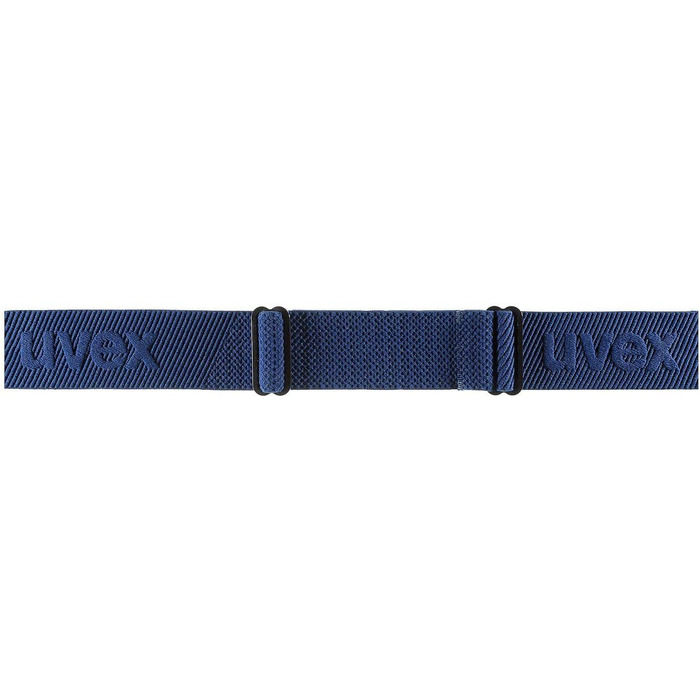 Лижна маска Uvex Compact FM, унісекс, універсальний розмір, синя матова/сріблясто-блакитна, 100% захист від ультрафіолету