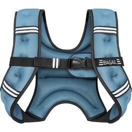 Утяжелитель BAGAIL для фітнесу: жилет з піском для силових тренувань, регульований розмір, кишеня. Ідеально для спортзалу, йоги та аеробіки.