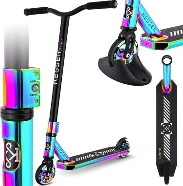 Трюковий самокат KESSER X-Limit-Pro з 360° кермом, підніжкою, підшипниками ABEC 9, 110 мм PU колесами для дітей і дорослих