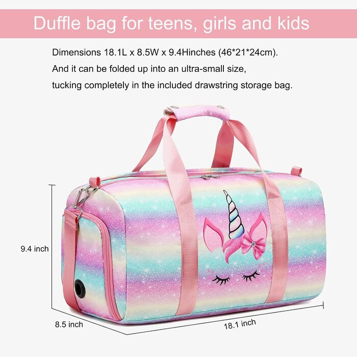 Спортивна сумка для підлітків з відділеннями для взуття та мокрого одягу, рожевий мармур (07)