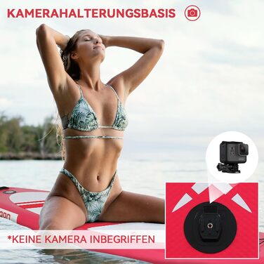 Надувна SUP-дошка ZealWe 320/335 см з аксесуарами, серфборд до 150 кг, комплект: алюмінієве весло, сидіння, рюкзак, насос