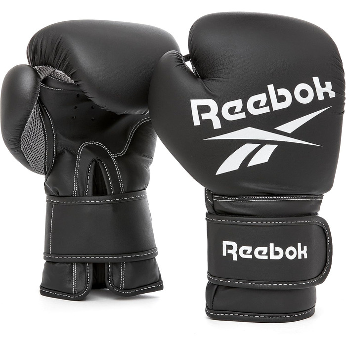 Боксерські рукавички Reebok 10 oz чорного кольору