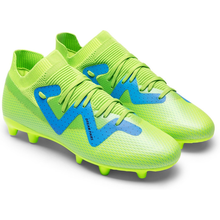 Чоловічі футбольні бутси DREAM PAIRS - професійні, для тренувань та гри на вулиці, 46 EU, неоново-зелені