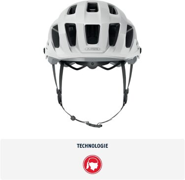 ABUS Moventor 2.0 - велосипедний шолом для гірського велосипеда, All-Mountain, білий (shiny white), S (51-55 см)