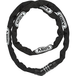 Ланцюговий замок ABUS Steel-O-Chain 4804C зі спеціальної сталі, кодовий, рівень безпеки 3, чорний, 110 см