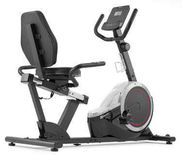 Горизонтальний велотренажер Hop-Sport HS-060L Pulse сріблястий 2020