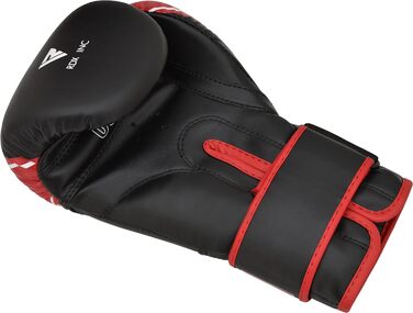 Дитячі боксерські рукавички RDX 4oz/6oz з Maya Hide шкіри, вентиляція, для тренувань, муай тай, ММА, кікбоксингу, бійок, роботи з грушами, червоні