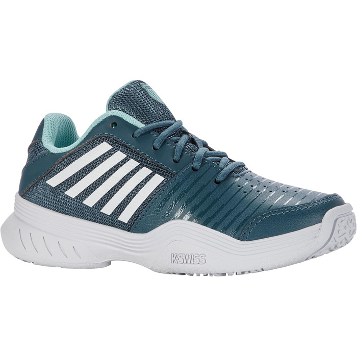 Тенісне взуття K-Swiss Court Express Omni для дівчаток (37.5 EU, Indian Teal White Aqua Splash)