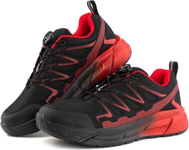 Кросівки для чоловіків та жінок. Спортивні кросівки для бігу, трейлраннінгу та трекінгу. Чорний колір, розміри EU 37-47. Модель J1 Rot, розмір EU 41