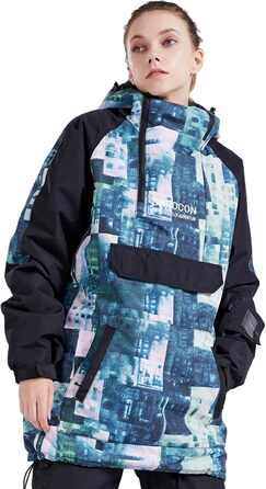 Жіночий сніговий костюм Bluemagic: тепла та дихаюча куртка-софтшелл для активного відпочинку. XL, зелений