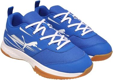 Дитячі кросівки Puma Varion Li Jr для залу (Indoor Court Shoe) — Синій/Білий, 35 EU