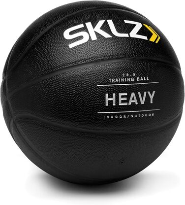 Тренувальний баскетбольний м'яч SKLZ Control для покращення дриблінгу і контролю м'яча, важкий, чорний