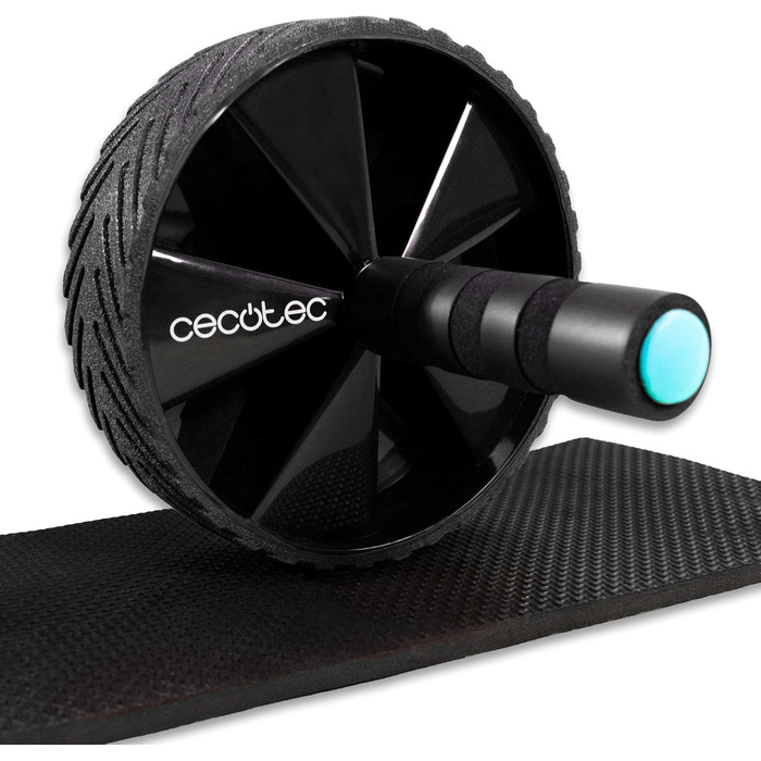 Колесо для пресу Cecotec Bauchroller AB Wheel з килимком EVA та антиковзними ручками до 200 кг