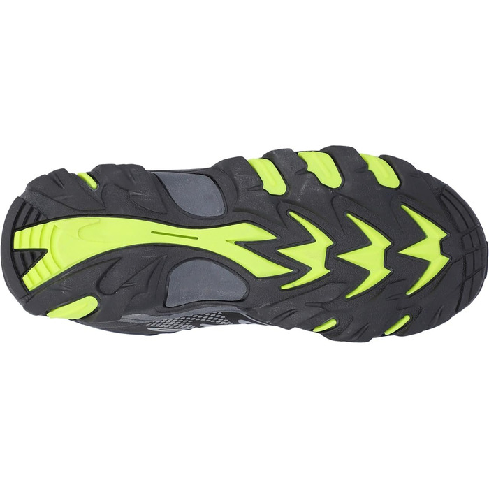 Дитячі водонепроникні черевики HI-TEC Blackout Mid Wp Jr, чорний/лайм, 31 EU