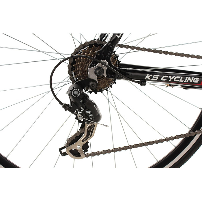 Фітнес-велосипед KS Cycling Lightspeed 28'' алюмінієва рама 60 см чорний