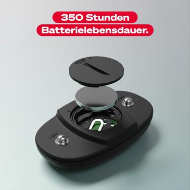 Пульсометр Sportstech з Bluetooth ANT+ для бігу, велотренувань та фітнесу. Водостійкий, до 350 годин роботи, сумісний з Wahoo, Polar та Sportstech Live