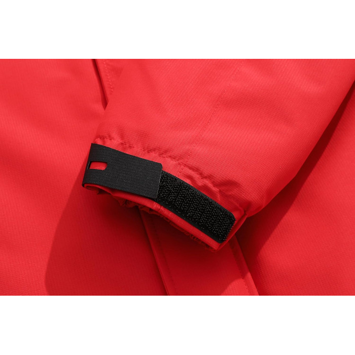 Чоловіча зимова куртка для сноубордингу та катання на лижах, водонепроникна, вітрозахисна, з капюшоном, зелений колір (L, червоний/подорож)