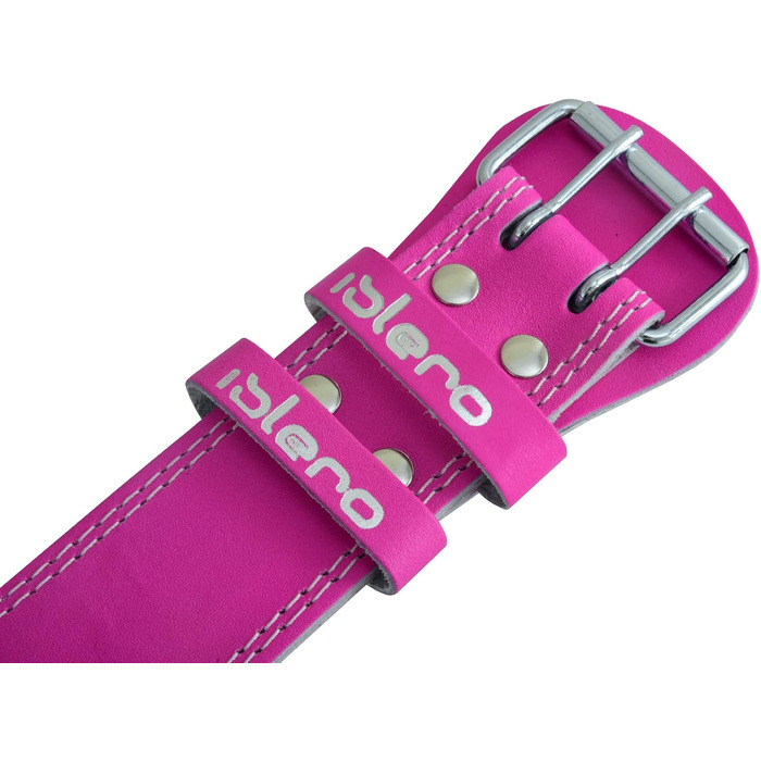 Жіночий шкіряний тренувальний пояс Islero рожевого кольору, 10,2 см, розмір XS