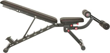 Лава для жиму Fitness Reality 2000 Super Max XL, вантажопідйомність 386 кг, знімний упор для ніг, без зазору між спинкою та сидінням