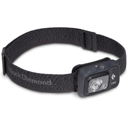 Black Diamond COSMO 350 – LED налобний ліхтар з червоним світлом для активного відпочинку та спорту Graphite, універсальний розмір
