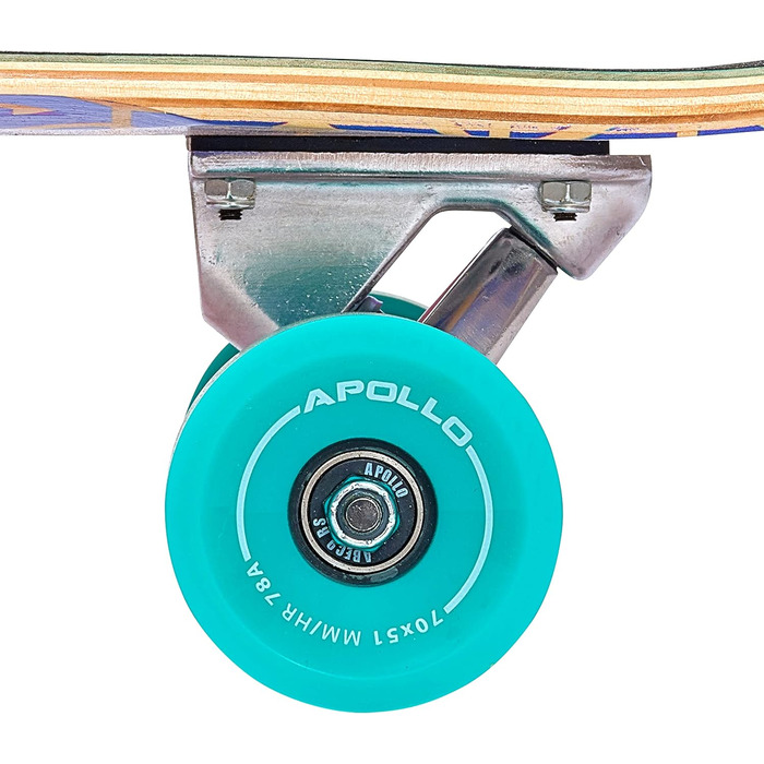 Лонгборд Apollo Dancer 46x9,5 дюймів з підшипниками ABEC 9, стильний круїзер для денсингу, трюків, для професіоналів і новачків