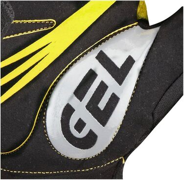 Чоловічі велоперчатки Road Racer з гелевими вставками (L, HiVis)