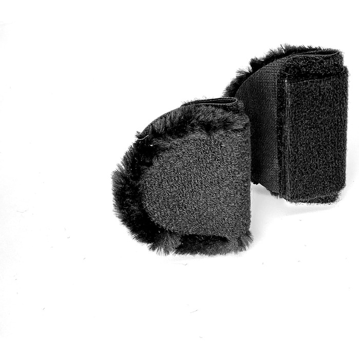 Вітрозахист для велошолома earSHIELD Pro Mini, зменшує шум вітру у вухах, універсальний, чорний, 4,9×6,5 см