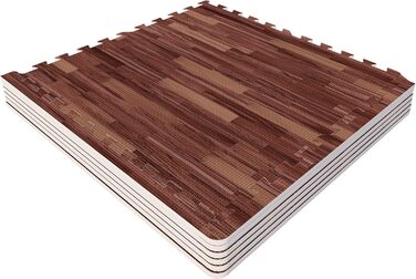 GORILLA SPORTS® Захисні мати EVA, 6 шт, 60x60x1,2 см, антиковзні, для підлоги, спортзалу, фітнесу, вибір кольору