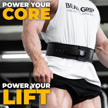 Пояс для пауерліфтингу BEAR GRIP Power Belt Elite Edition, преміум, подвійна застібка