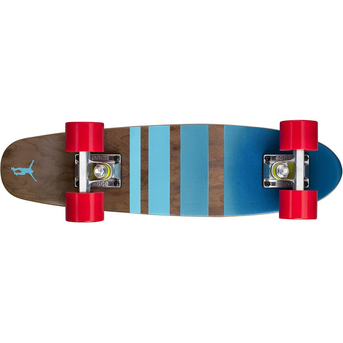 Скейтборд Ridge Maple Holz Mini Cruiser Number Three, MPB-22-NR3, червоний, 22 дюйми