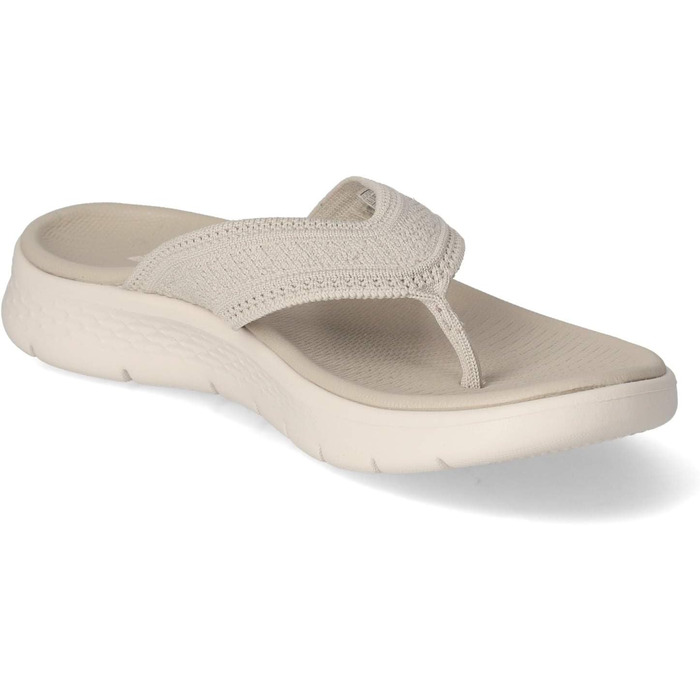 Шльопанці Skechers для жінок (42 EU, Бежевий колір)