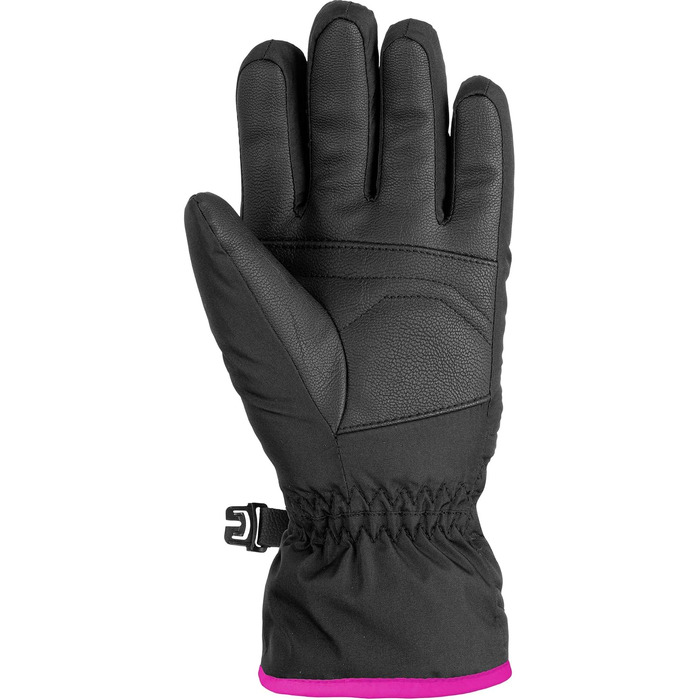 Дитячі футбольні рукавички Reusch Alan Junior, чорний/рожевий, модель Glo 4