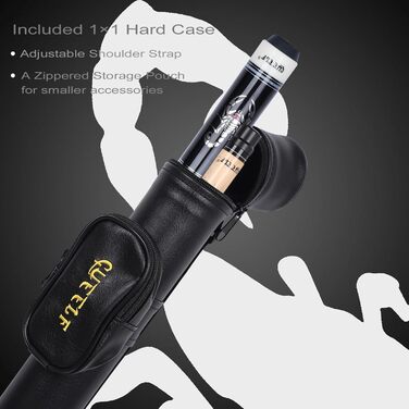 Більярдний кий CUEELF Scorpion з канадського акації, 147.3 см, професійний, 553-595 г