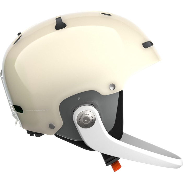 Гірськолижний шолом POC Artic SL MIPS з підборіддям, білий, XS-S (51-54 см), максимальний захист і комфорт