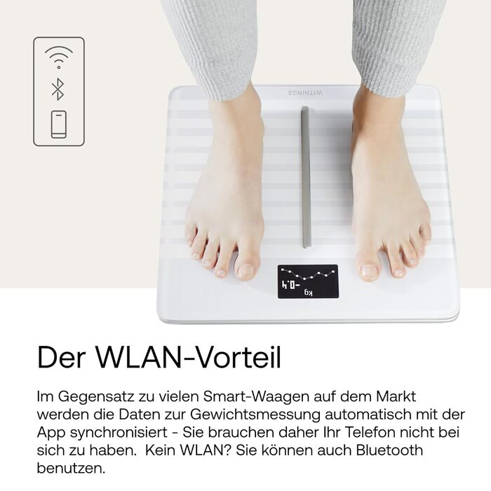 Розумні ваги Withings Body Cardio Wi-Fi, чорні – аналіз складу тіла, серцевий ритм, судинний вік, ІМТ, м'язова маса, жир, вода