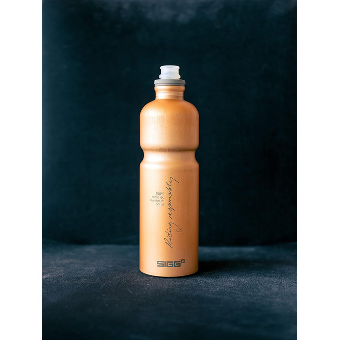 Пляшка для води SIGG 0,75 л, алюмінієва, спортивна, Move MyPlanet, сертифікована KlimaPartner, надлегка, без BPA, мідна, вироблено у Швейцарії