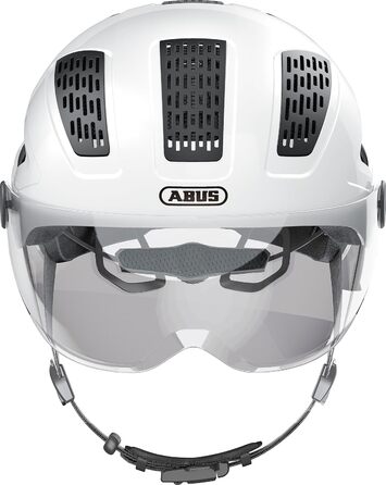 Велошолом ABUS Hyban 2.0 ACE з візором, світлом і ABS-оболонкою для жінок і чоловіків