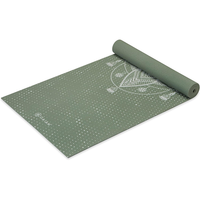 Килимок для йоги Gaiam Premium Print, антиковзкий, для фітнесу, пілатесу та всіх видів йоги