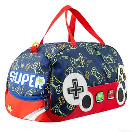 Дитяча спортивна сумка для плавання та подорожей, водонепроникна сумка-даффл для хлопчиків та дівчаток (Темно-синя, Gamer)