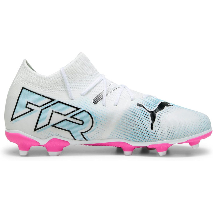 Дитячі футбольні бутси PUMA Future 7 Match BNA FG/AG Jr - 28 EU (Білий, Чорний, Рожевий)