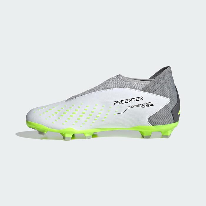 Бутси для футболу Adidas Predator Accuracy.3 Laceless Firm Ground, 38 EU, Cloud White/Core Black/Lucid Lemon