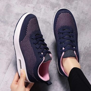 Кросівки жіночі Sisttke Outdoor легкі дихаючі на платформі для спорту та відпочинку блакитні 42 EU