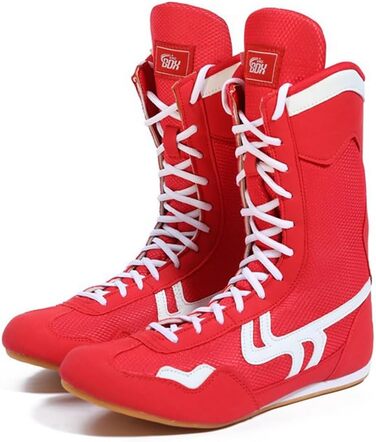 Легкі борцівські кросівки для чоловіків, жінок та дітей (44 EU, Червоний)