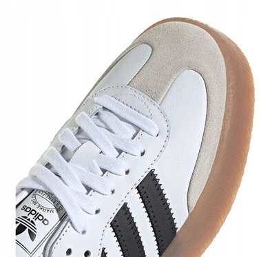 Жіночі кросівки adidas Sambae JI1349 білі, шкіряні, 38 2/3