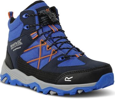Дитячі черевики Regatta Samaris III для ходьби та походів, 32 EU, Оксфорд, Синій/Помаранчевий