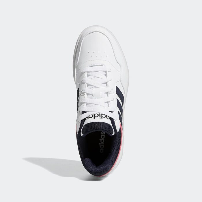Кросівки Adidas Hoops 3.0 Low Classic для жінок (43 1/3 EU, білий, чорний, білий)