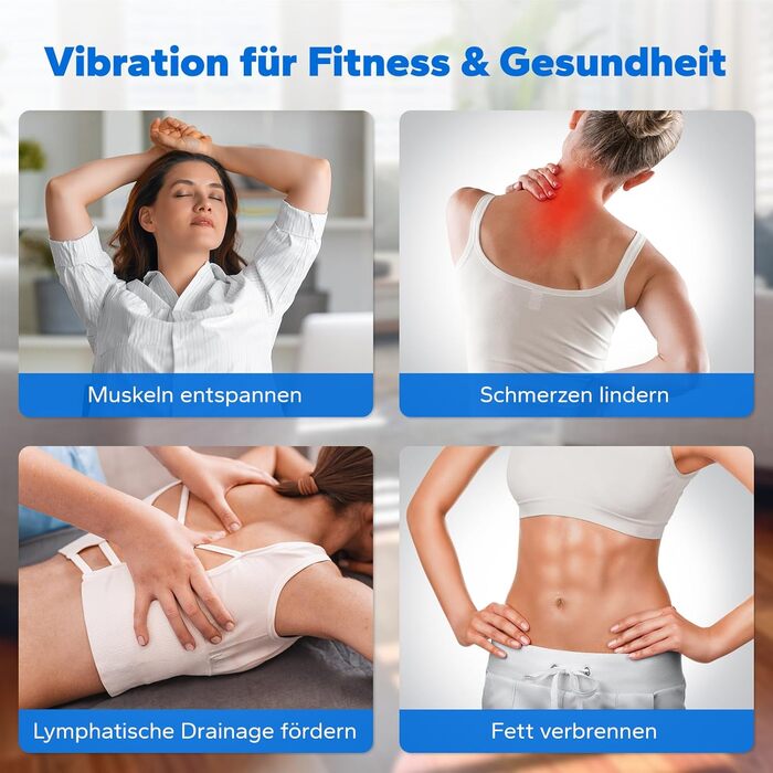 Вібраційна платформа MERACH для формування тіла та релаксації. Тиха, компактна, з LED-дисплеєм, пульт дистанційного керування та зручним силіконовим покриттям. Чорний колір