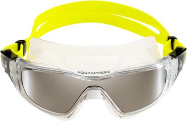 Окуляри для плавання Aquasphere для дорослих, прозорі, з темно-сірими лінзами, розмір L
