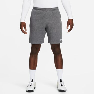 Чоловічі футбольні шорти Nike Park 20 Fleece, сірі (Charcoal Heather), розмір XL