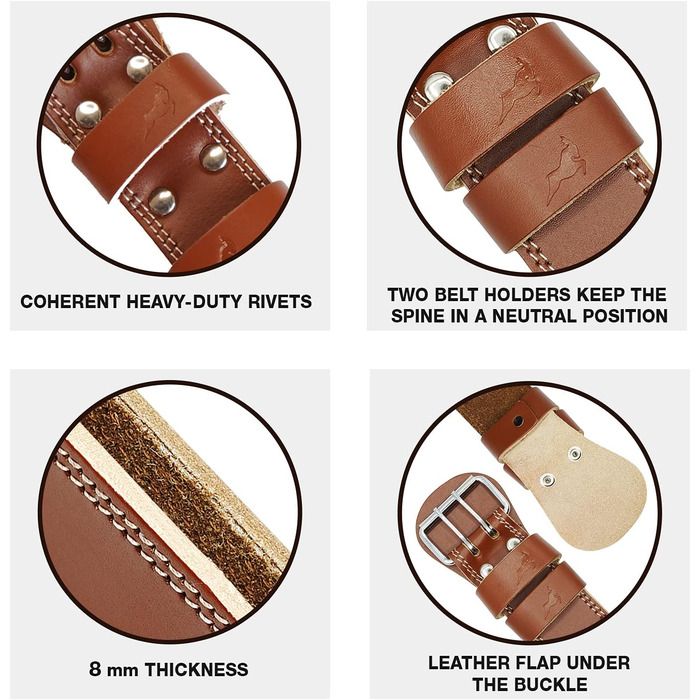 Пояс для важкої атлетики IBEX, шкіряний, 10.2 см, з підкладкою, підтримка поперекових хребців, замшеве оздоблення, сталева пряжка, для функціональних тренувань, бодібілдингу, пауерліфтингу, жиму лежачи, фітнес-залу, тренажеру